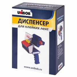 Диспенсер для клейкой упаковочной ленты UNIBOB, для ленты шириной до 75 мм, 222