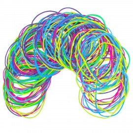 Резинки банковские TPR универсальные, диаметр 60 мм, 200 г, ЯРКИЕ ЦВЕТА, BRAUBERG SPECIAL, 440192