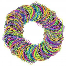 Резинки банковские TPR универсальные, диаметр 60 мм, 1000 г, ЯРКИЕ ЦВЕТА, BRAUBERG SPECIAL, 440194