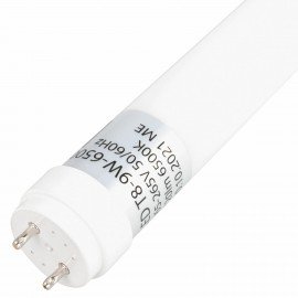 Лампа-трубка светодиодная SONNEN, 9 Вт, 30000 ч, 60 см, холодный белый (аналог 18 Вт люминесцентной лампы), LED T8-9W-6500-G13, 453716
