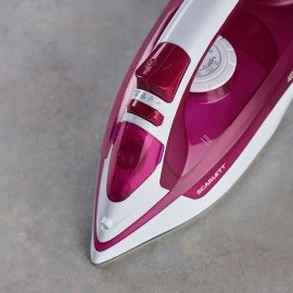 Утюг SCARLETT SC-SI30K25, 2200 Вт, керамическое покрытие, антинакипь, самоочистка, розовый