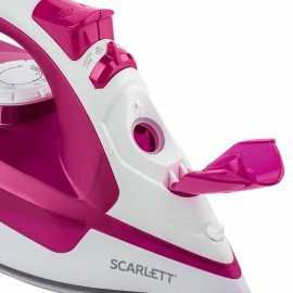 Утюг SCARLETT SC-SI30K25, 2200 Вт, керамическое покрытие, антинакипь, самоочистка, розовый