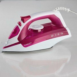 Утюг SCARLETT SC-SI30K25, 2200 Вт, керамическое покрытие, антинакипь, самоочистка, розовый