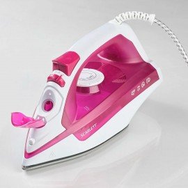 Утюг SCARLETT SC-SI30K25, 2200 Вт, керамическое покрытие, антинакипь, самоочистка, розовый