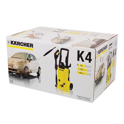 Минимойка KARCHER (КЕРХЕР) K4 Basic, мощность 1,8 кВт, давление 20-130 бар, шланг 6 м, 1.180-080.0