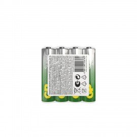 Батарейки КОМПЛЕКТ 4 шт., GP Super, AAA (LR03, 24А), алкалиновые, мизинчиковые, в пленке, 24ARS-2SB4