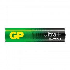 Батарейки КОМПЛЕКТ 4 шт., GP Ultra Plus G-Tech, AAA (LR03), алкалиновые, мизинчиковые, 24AUPA21-2CRSB4