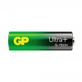 Батарейки КОМПЛЕКТ 4 шт., GP Ultra Plus G-Tech, AA (LR6), алкалиновые, пальчиковые, 15AUPA21-2CRSB4