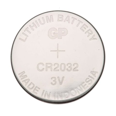 Батарейка GP Lithium, CR2032, литиевая, 1 шт., в блистере (отрывной блок), CR2032-7C5, CR2032-7CR5
