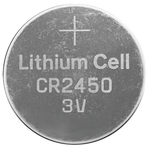 Батарейка GP Lithium, CR2450, литиевая, 1 шт., в блистере, CR2450-2C1