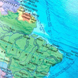 Глобус политический GLOBEN "Классик", 21 см, с подсветкой, К012100010