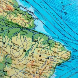 Глобус физический GLOBEN "Классик", 32 см, с подсветкой, К013200017