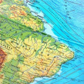 Глобус физический / политический Globen "Классик", 32 см, с подсветкой, К013200101