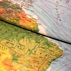 Глобус физический / политический Globen "Классик", 32 см, с подсветкой, К013200101