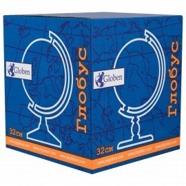 Глобус физический Globen "Классик", 32 см, рельефный, К013200219