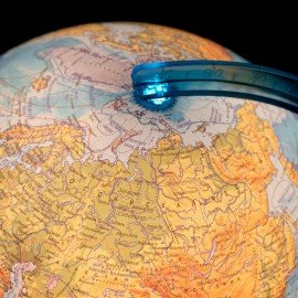 Глобус физический GLOBEN "Классик Евро", 25 см, с подсветкой, Ке012500189