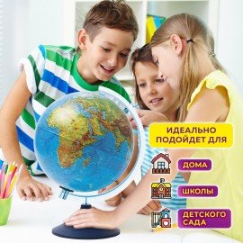 Глобус физический GLOBEN "Классик Евро", 25 см, с подсветкой, Ке012500189