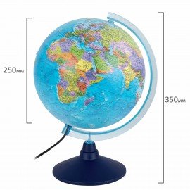 Глобус политический GLOBEN "Классик Евро", 25 см, с подсветкой, Ке012500190