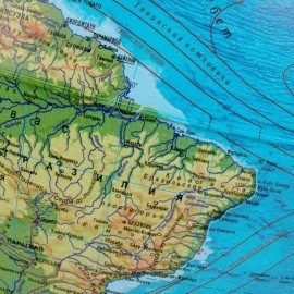 Глобус физический / политический GLOBEN "Классик Евро", 25 см, с подсветкой, Ке012500191