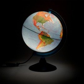 Глобус физический / политический GLOBEN "Классик Евро", 25 см, с подсветкой, Ке012500191