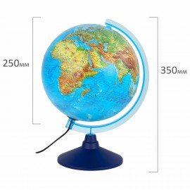 Глобус физический / политический GLOBEN "Классик Евро", 25 см, с подсветкой, Ке012500191