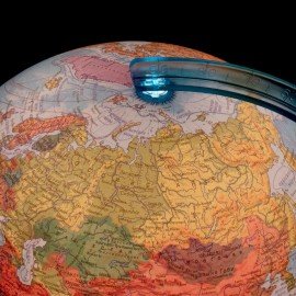 Глобус физический / политический GLOBEN "Классик Евро", 25 см, с подсветкой, Ке012500191