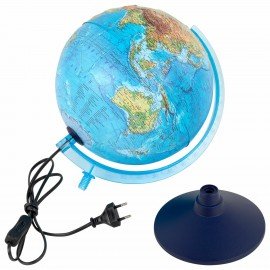 Глобус физический / политический GLOBEN "Классик Евро", 25 см, рельефный, с подсветкой, Ке022500195