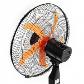 Вентилятор напольный, 3 режима, SONNEN TF-50W-45-А304, d=45 см, 50 Вт, черный, 454789, FS-45-A304