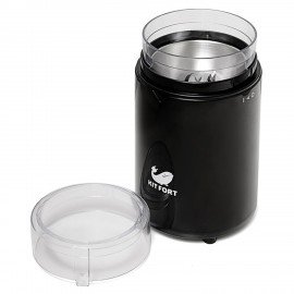 Кофемолка KITFORT КТ-1314, мощность 150 Вт, вместимость 60 г, пластик, черный