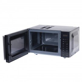 Микроволновая печь без поворотного стола BRASSON MW2390D-11GP, ГРИЛЬ, 9 ПРОГРАММ, 23 л, 900 Вт, сенсорное управление, черная, 454981