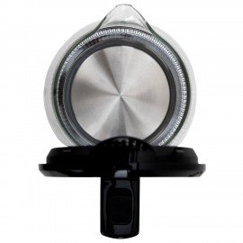 Чайник электрический SONNEN KT-1807, 1,8 л, 2200 Вт, термостойкое стекло, внутренняя подсветка синяя, нержавеющая сталь, 455140