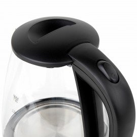 Чайник электрический CROMEX KT-308, 1,8 л, 1500 Вт, стекло, черный, 455150