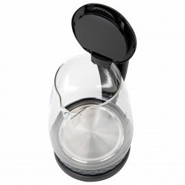 Чайник электрический CROMEX KT-308, 1,8 л, 1500 Вт, стекло, черный, 455150