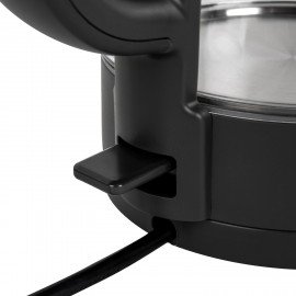 Чайник электрический BRASSON KT-727, 1,7 л, 2200 Вт, стекло, графит, подсветка, 455190