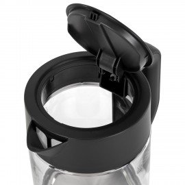 Чайник электрический BRASSON KT-727, 1,7 л, 2200 Вт, стекло, графит, подсветка, 455190