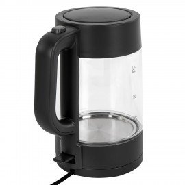 Чайник электрический BRASSON KT-727, 1,7 л, 2200 Вт, стекло, графит, подсветка, 455190