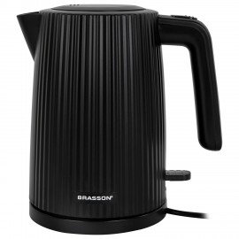 Чайник электрический BRASSON KT-561, 1,7 л, 2200 Вт, пластик, подсветка, индикатор уровня воды, черный, 455191