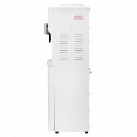 Кулер для воды SONNEN FSE-02A, напольный, НАГРЕВ/ОХЛАЖДЕНИЕ ЭЛЕКТРОННОЕ, 2 крана, белый, 455421