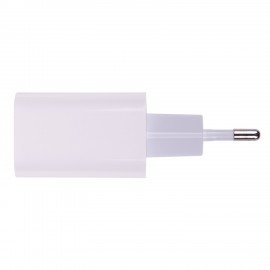 Зарядное устройство быстрое сетевое (220 В) SONNEN, Type-C PD 20 Вт, 3 A, белое, 455507