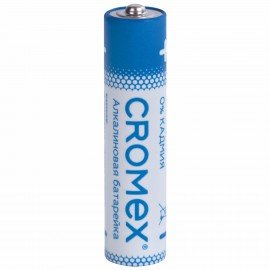 Батарейки алкалиновые "мизинчиковые" КОМПЛЕКТ 40 шт., CROMEX Alkaline, ААА (LR03, 24А), в коробке, 455596