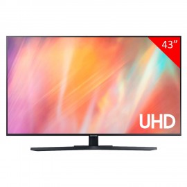 Телевизор SAMSUNG UE43AU7500UXRU, 43" (109 см), 3840x2160, 4K, 16:9, Tizen, Wi-Fi, Bluetooth, черный