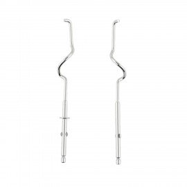 Миксер SCARLETT SC-HM40S15, 400 Вт, 5 скоростей, 2 венчика, 2 крюка для теста, белый/зеленый