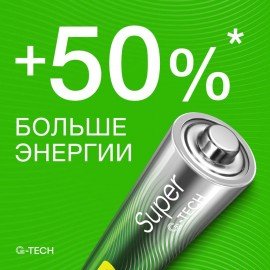 Батарейки КОМПЛЕКТ 4 шт., GP Super, AA (LR6,15А), алкалиновые, пальчиковые, ПРОМО 3+1, 15A3/1-2CR4