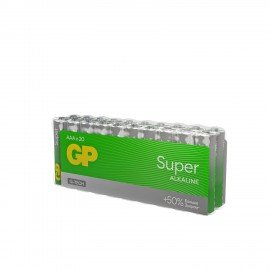 Батарейки GP Super, AAA (LR03, 24А), алкалиновые, мизинчиковые, КОМПЛЕКТ 20 шт., 24A-2CRVS20, GP 24A-2CRVS20