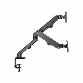 Кронштейн для двух мониторов настольный VESA 75х75, 100х100, 17"-27", до 14 кг, SONNEN MOTION, 455945