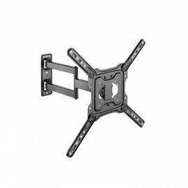Кронштейн-крепление для ТВ настенный, до 35 кг. VESA 75х75-400х400, 32"-55", черный, SONNEN, 455946