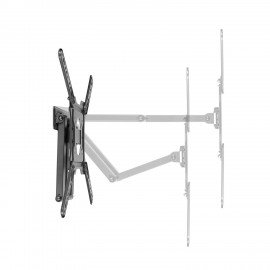 Кронштейн-крепление для ТВ настенный, до 35 кг. VESA 75х75-400х400, 32"-55", черный, SONNEN, 455946