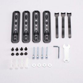 Кронштейн-крепление для ТВ настенный, до 35 кг. VESA 75х75-400х400, 32"-55", черный, SONNEN, 455946