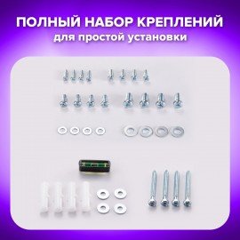 Кронштейн-крепление для ТВ настенный, до 45 кг, VESA 75х75-400х400, 32"-70", черный, SONNEN, 455949