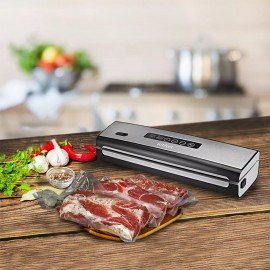 Вакууматор/вакуумный упаковщик KITFORT КТ-1510, 130 Вт, 2 режима, ширина пакета до 29 см, серебристый